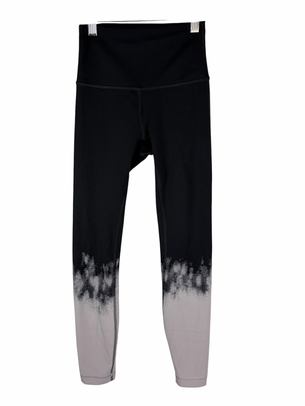 Lululemon Wunder Train High Rise 25” Gray and Black Ombré Tights Size 2